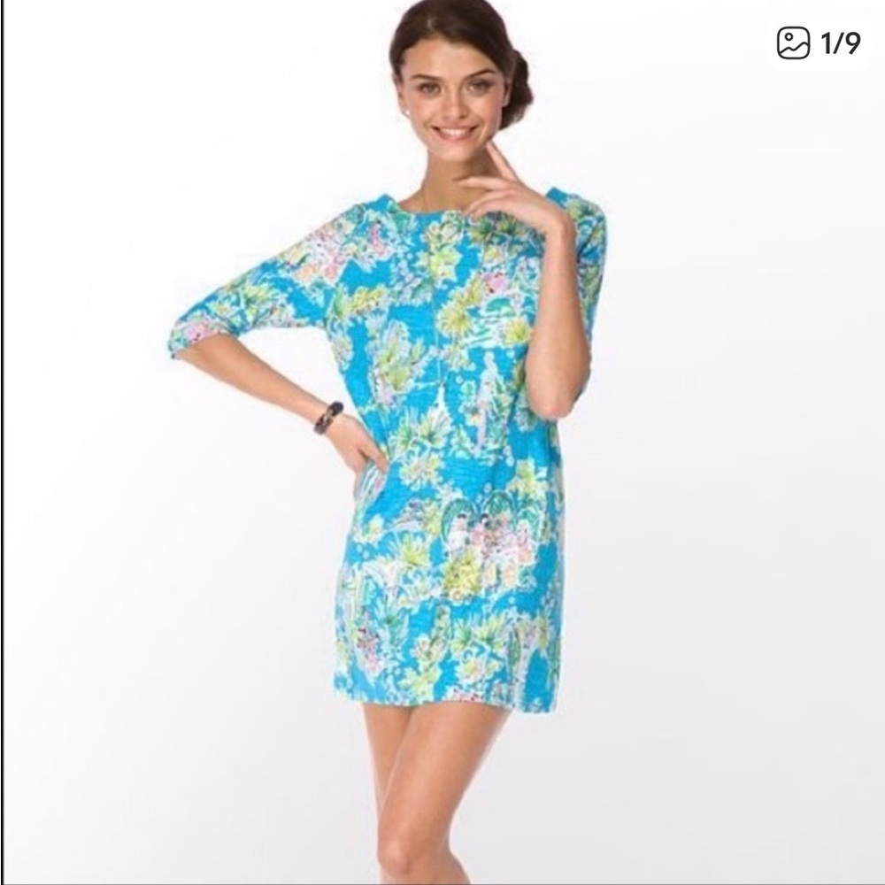 Lilly Pulitzer Cassie Dress Jungle Glam RARE